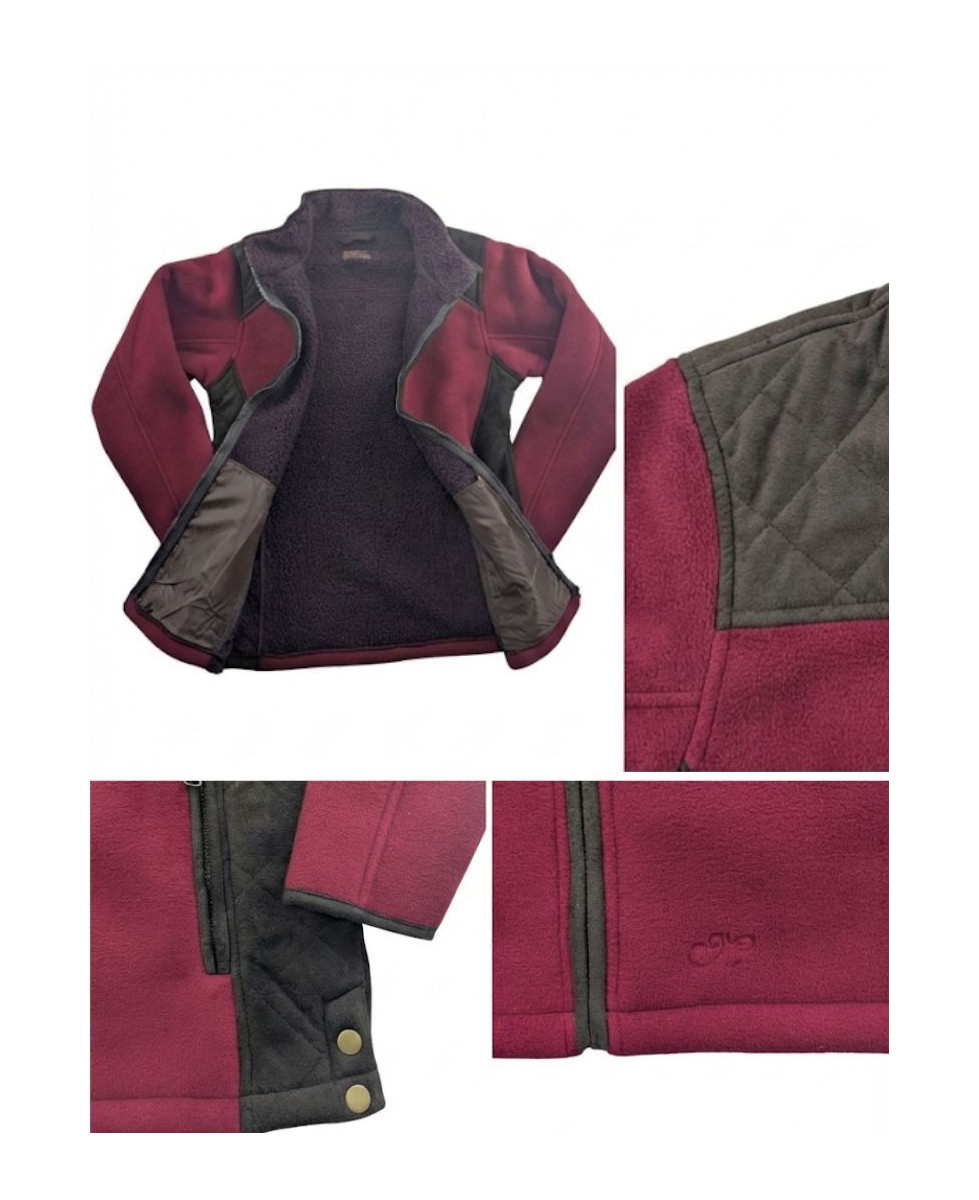 Veste SENNA2 Bordeaux : Chaleur Sherpa & Prix Outlet | Mode Directe