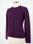 Pull uni violet femme SH1006V – Douceur et modernité