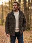 Parka Saharienne Homme Winchester – Marron à Carreaux & Doublée