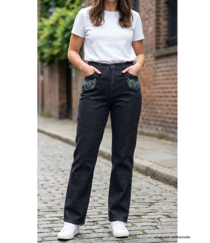 Jean Femme Mayflower Bleu Stone Stretch - Coupe Moderne