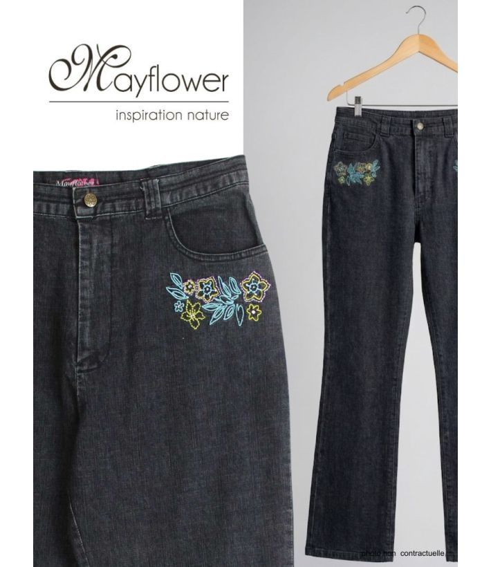 Jean Femme Mayflower Bleu Stone Stretch - Coupe Moderne