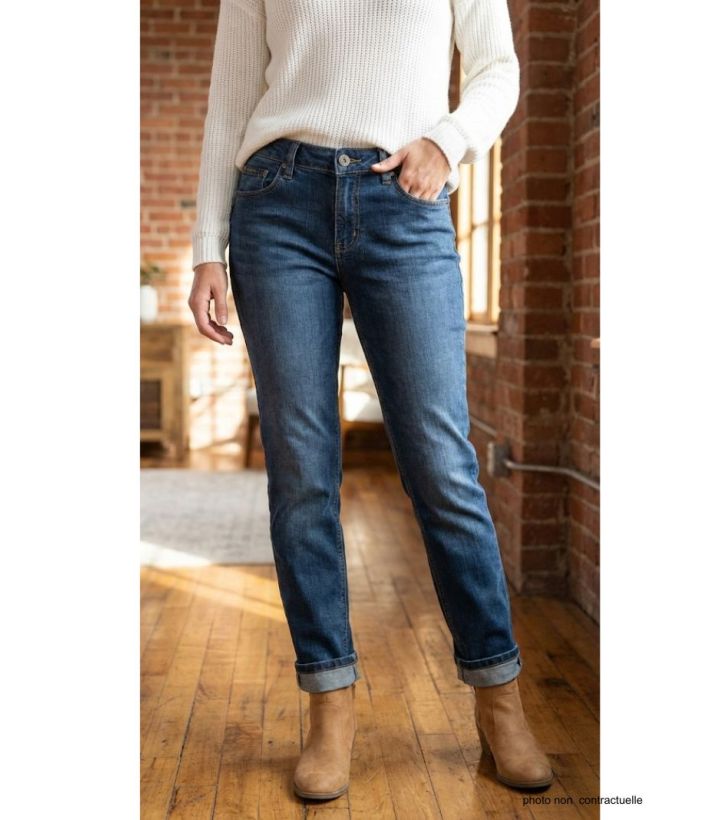 Jean 5 poches coupe droite stone used AXF012