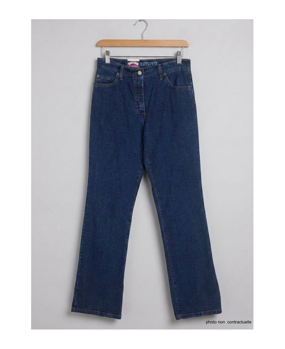 Jean Bootcut Femme Mayflower M957 : Confort Stretch & Taille Haute
