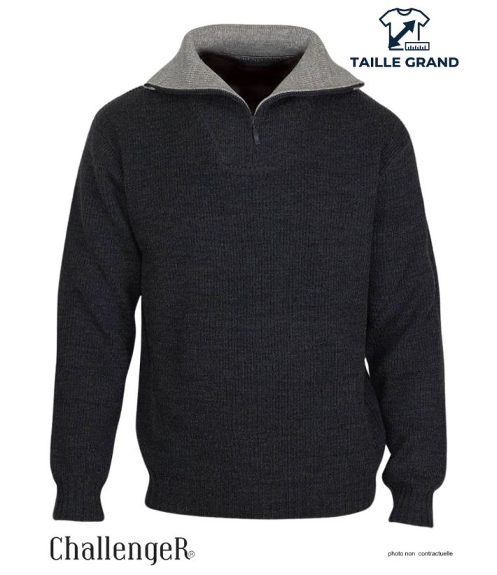 Pull col camionneur 30% laine PRIMO5