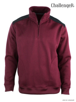 Sweat-shirt homme camionneur bordeaux robuste – PIERRO5