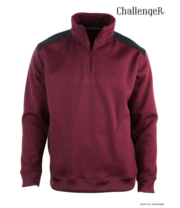 Sweat-shirt homme camionneur bordeaux robuste – PIERRO5