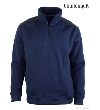 Sweat Col Camionneur Homme Pierro6 - Challenger Bleu Marine