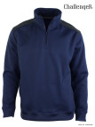 Sweat Col Camionneur Homme Pierro6 - Challenger Bleu Marine