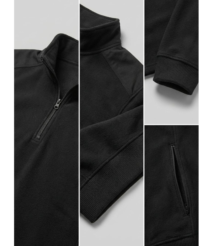 Sweat Col Camionneur Homme Pierro6 - Challenger Noir