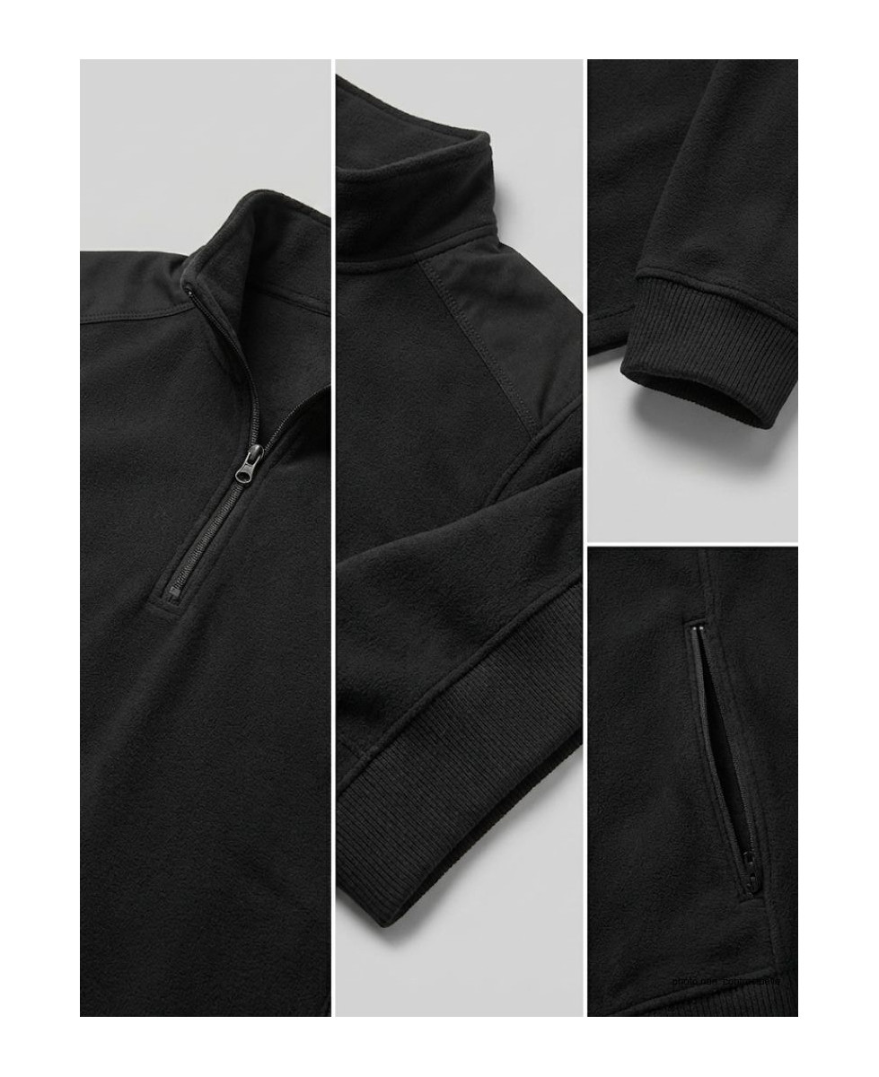 Sweat Col Camionneur Homme Pierro6 - Challenger Noir