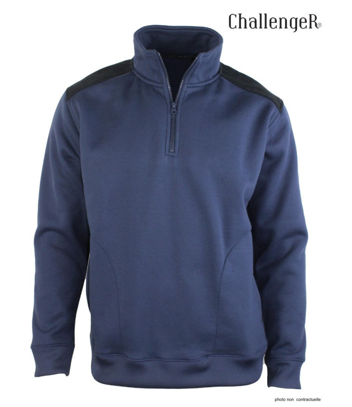 Sweat-shirt homme camionneur bleu robuste – PIERRO2