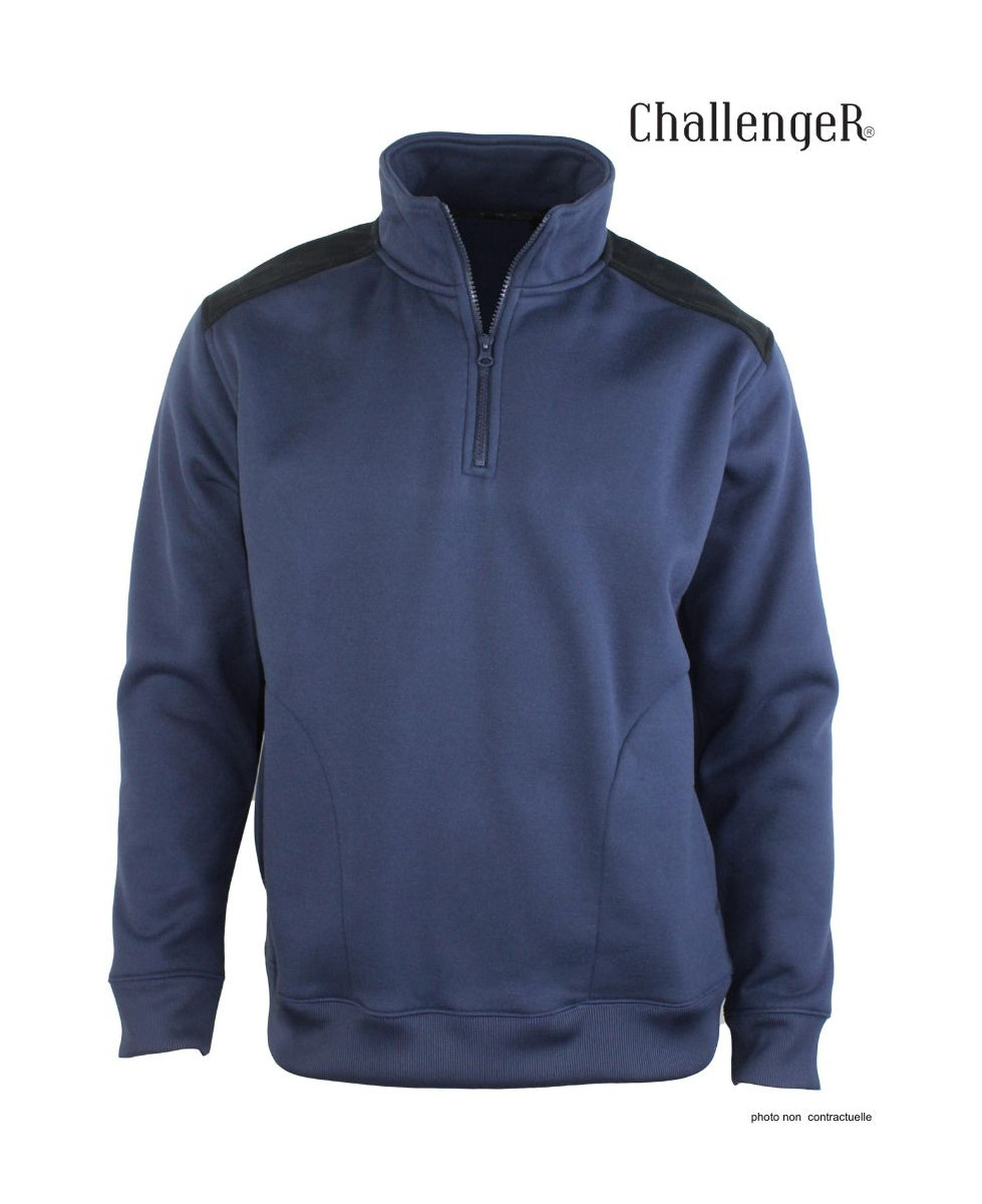 Sweat-shirt homme camionneur bleu robuste – PIERRO2