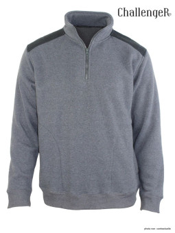 Sweat-shirt homme camionneur gris robuste – PIERRO1