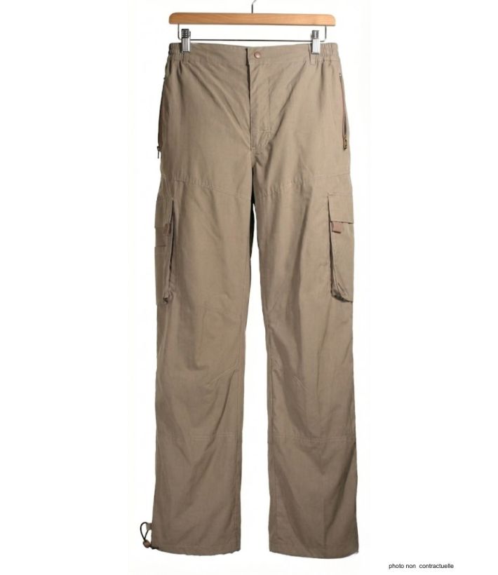 Pantalon Homme OGALO Marron : Résistant, Multipoches & Confort