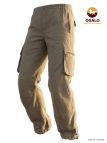 Pantalon Homme OGALO Marron : Résistant, Multipoches & Confort