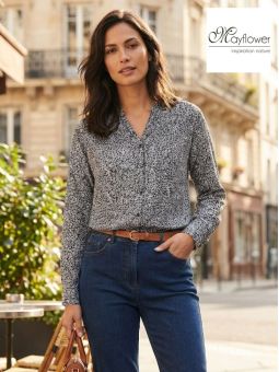 Chemisier imprimé N3218