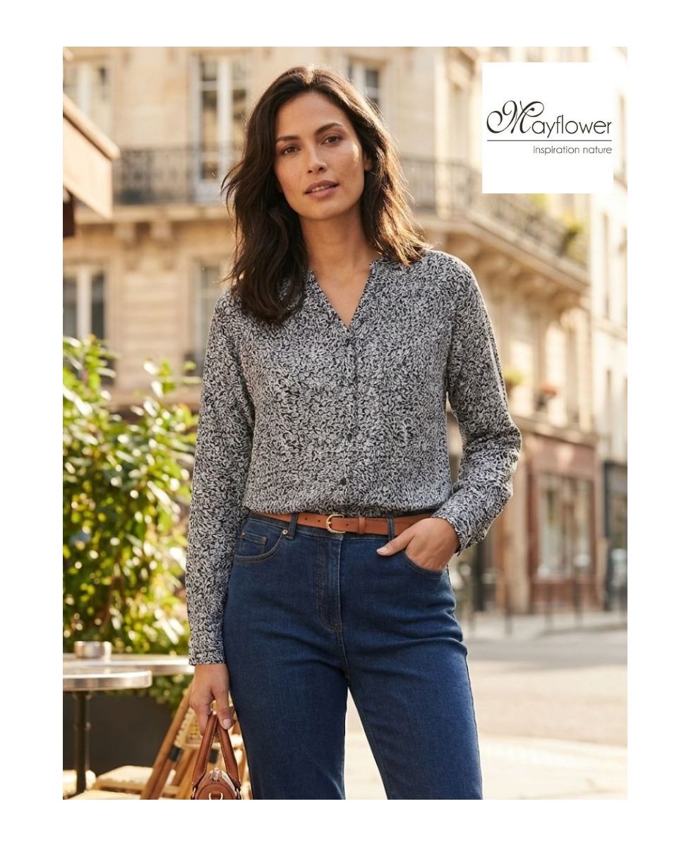 Chemisier imprimé N3218