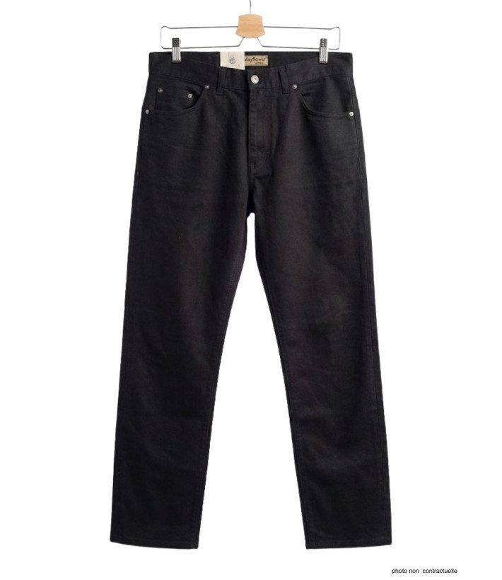 Jean Homme CHALLENGER MIAMI – Gabardine Noir Confort & Style