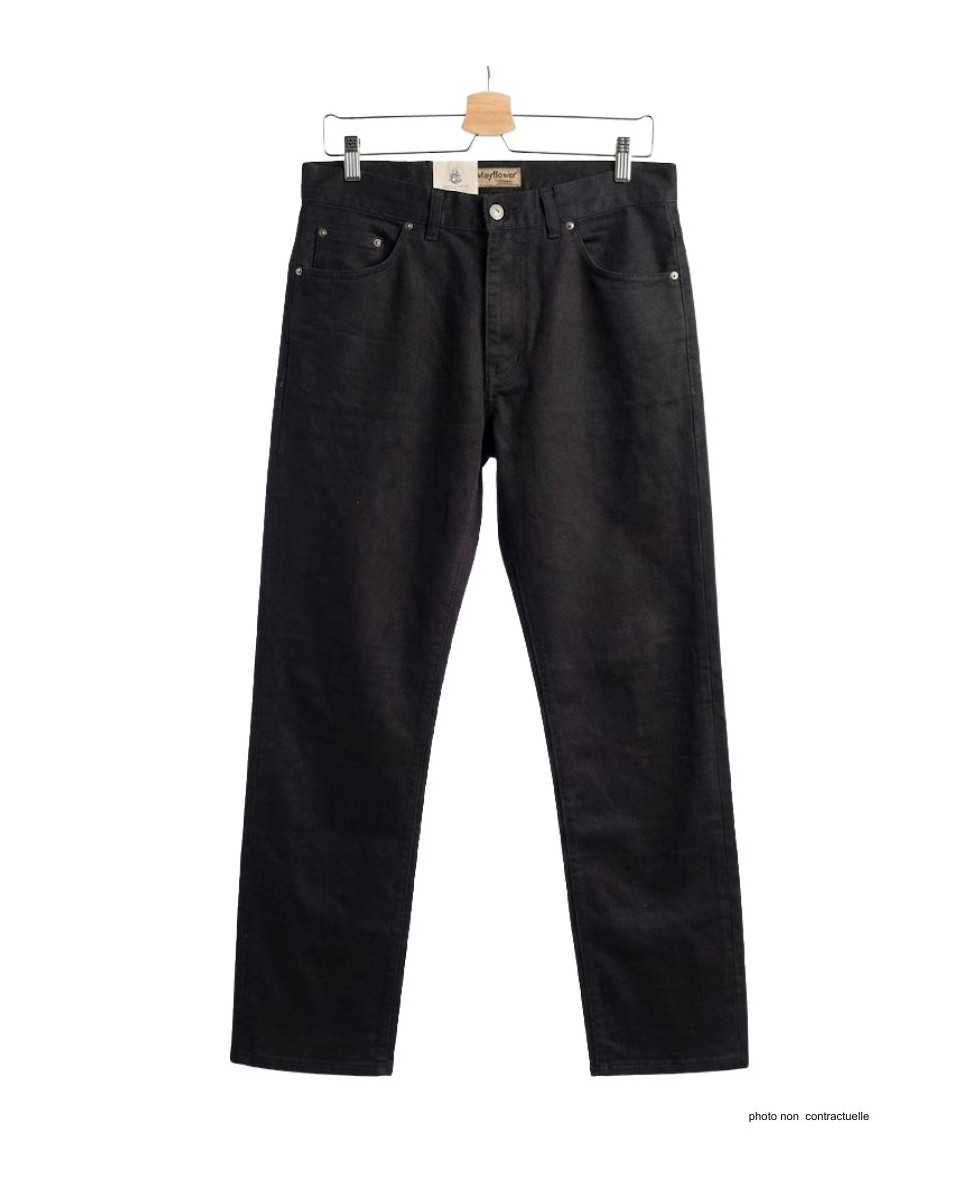 Jean Homme CHALLENGER MIAMI – Gabardine Noir Confort & Style