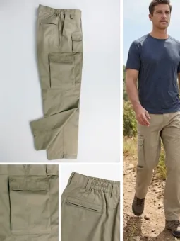 Pantalon Rando Homme 710129U001 Multipoches Confort
