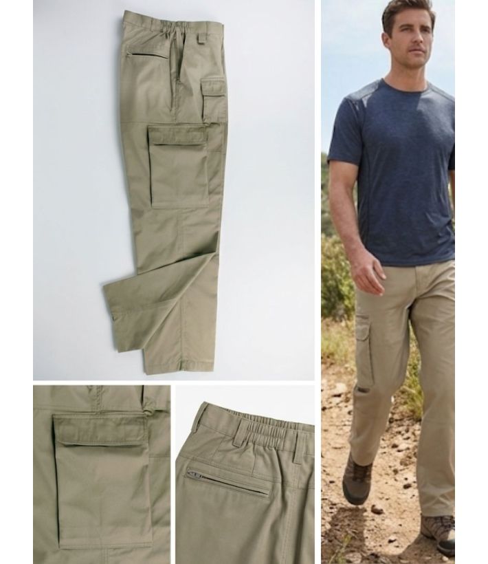 Pantalon Rando Homme 710129U001 Multipoches Confort