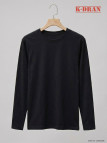 Tee-shirt Manches Longues Homme K-Dran KH0008N - Noir Acrylique