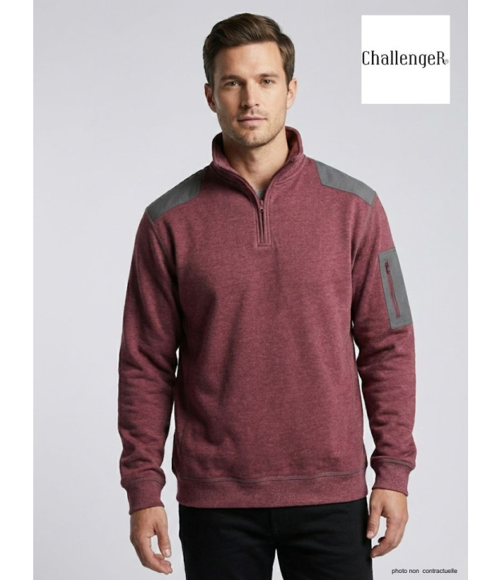 Sweat Col Montant Zippé Homme Prodige2 - Confort & Chaleur