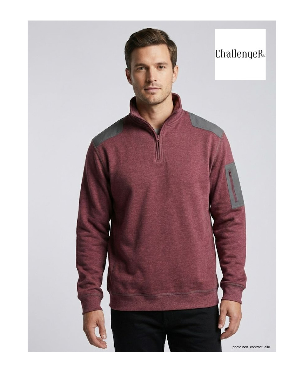 Sweat Col Montant Zippé Homme Prodige2 - Confort & Chaleur