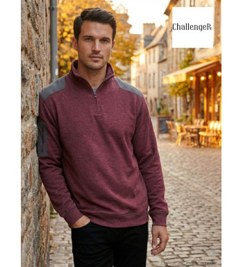 Sweat Col Montant Zippé Homme Prodige2 - Confort & Chaleur