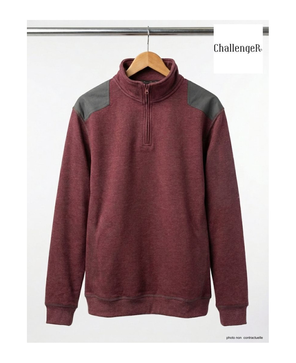 Sweat Col Montant Zippé Homme Prodige2 - Confort & Chaleur