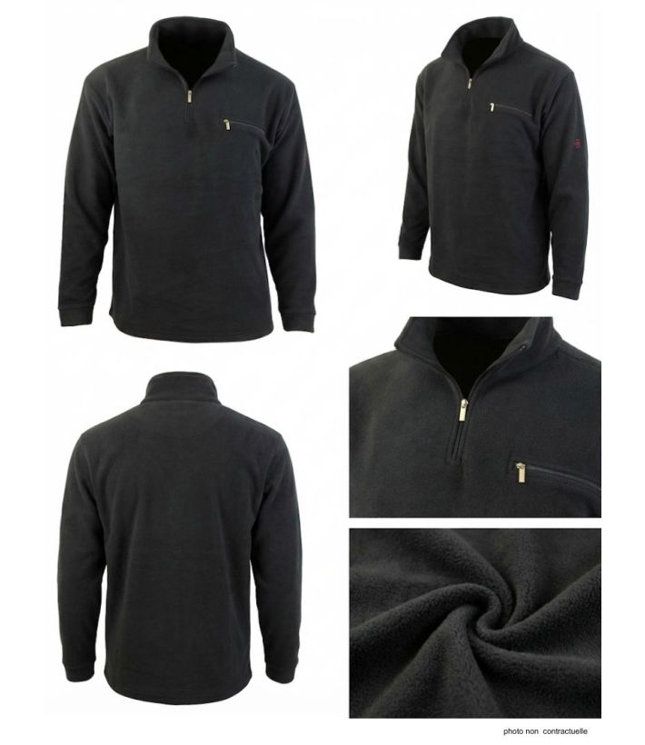 Sweat Polaire Col Zippé Caribou2 Confort & Isolation