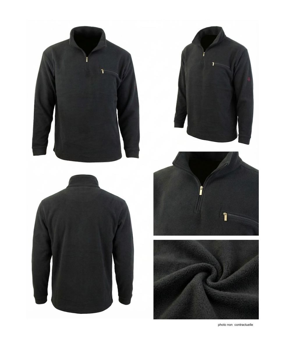 Sweat Polaire Col Zippé Caribou2 Confort & Isolation