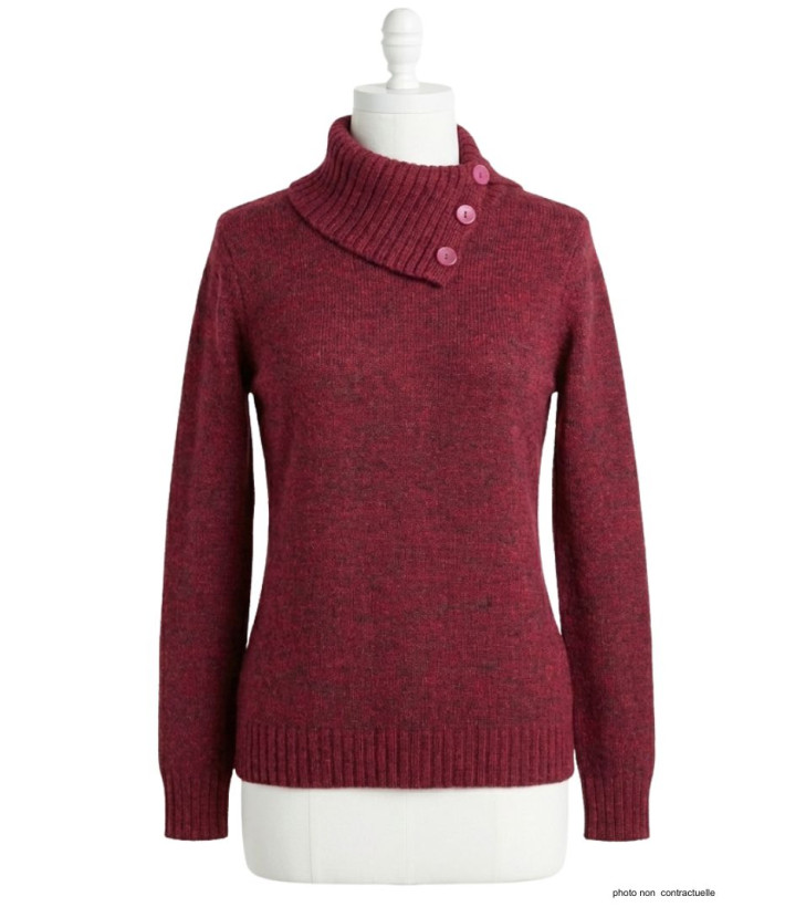 Pull Col Cassé Femme Mayflower DEFI2R - Modulable & Chic