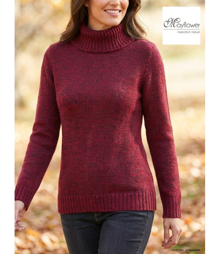 Pull Col Cassé Femme Mayflower DEFI2R - Modulable & Chic