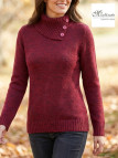 Pull Col Cassé Femme Mayflower DEFI2R - Modulable & Chic