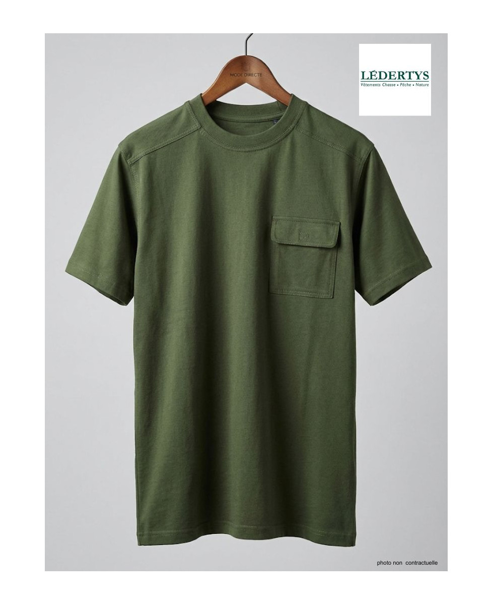Tee-shirt Chasse Homme Ledertys - Renforts Épaules & Poche