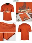 Tee-shirt Chasse Orange Ledertys LY0599O avec Motif Cerf