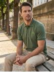 Polo Manches Courtes Homme Winchester Rogan1 Vert Olive