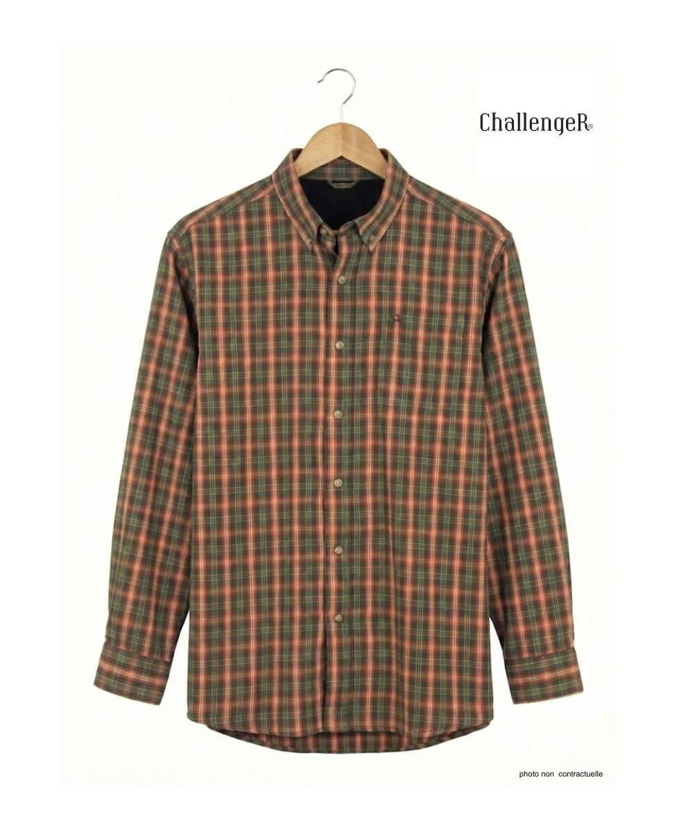 Chemise Manches Longues Homme CH2024 à Carreaux Tricolores