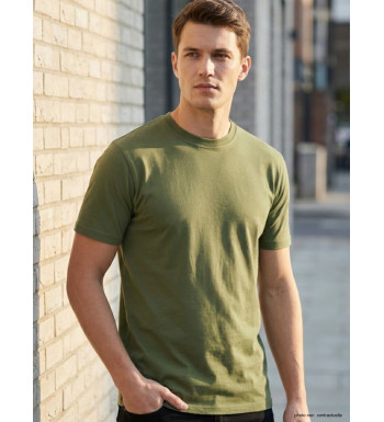 Tee-shirt Uni Homme Ledertys Kaki (Réf. R600)