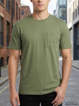 Tee-shirt Manches Courtes Homme Challenger Sherif4 Kaki