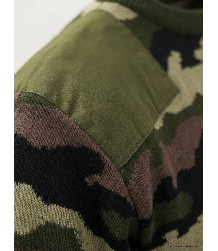 Pull Chasse Camouflage Ledertys Homme - Laine & Acrylique