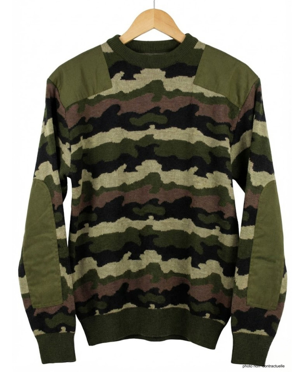 Pull Chasse Camouflage Ledertys Homme - Laine & Acrylique