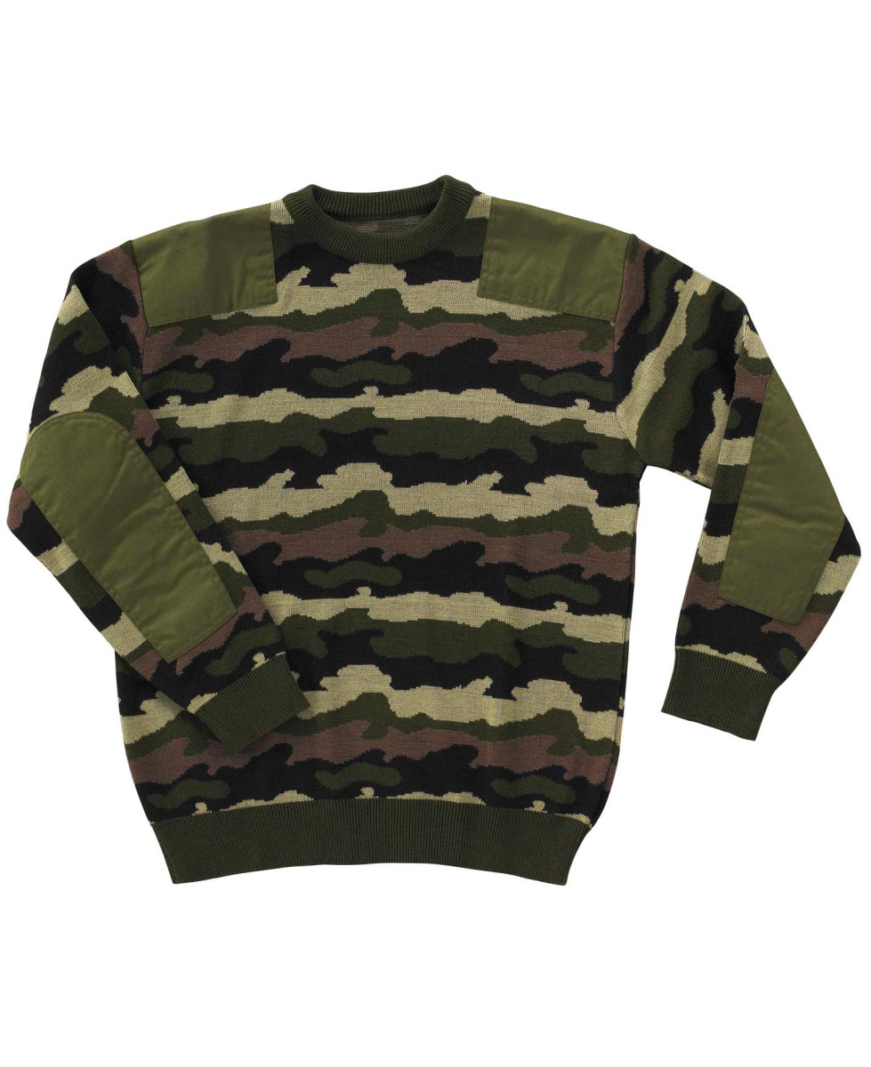 Pull Chasse Camouflage Ledertys Homme - Laine & Acrylique