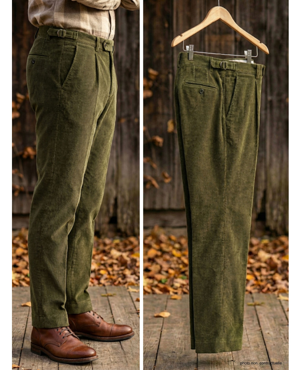 Pantalon en velours 320372U003