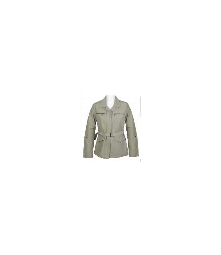 Veste Saharienne Rando Femme Ogalo Fougère - Coloris Lichen (Beige Kaki)