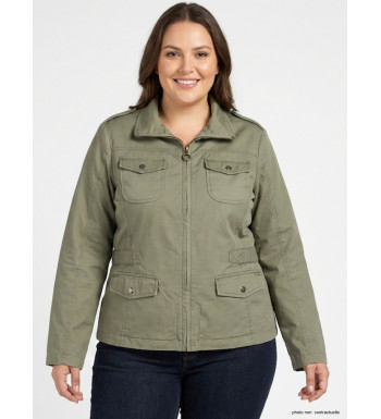 Veste Saharienne Femme Grande Taille AXMANGA1 - Confort & Style