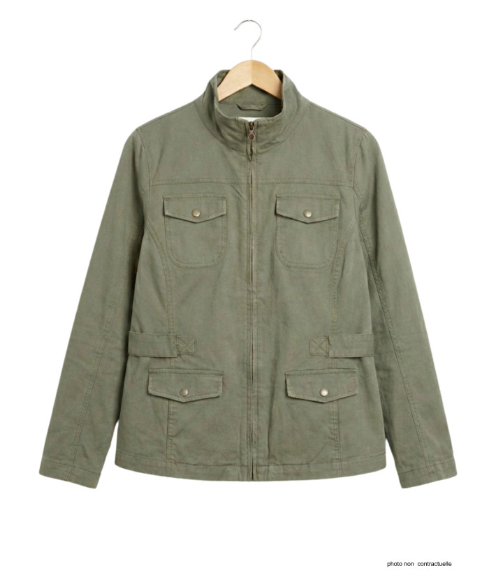 Veste Saharienne Femme Grande Taille AXMANGA1 - Confort & Style