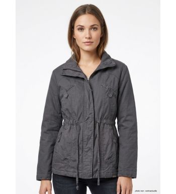 Veste Saharienne Doublée Femme Coloris "Gris" (Réf. AH1164G)