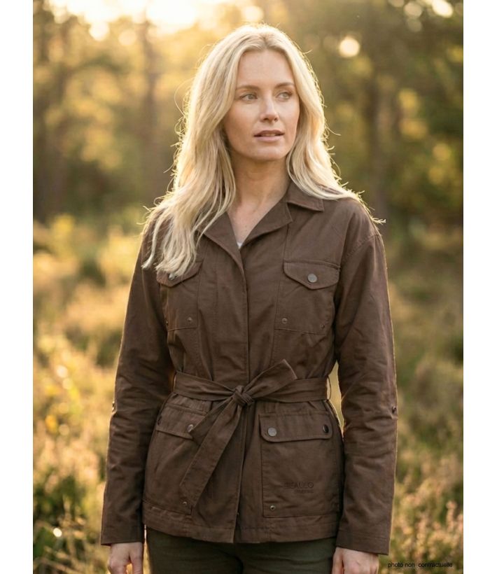 Veste Saharienne Femme Ogalo "Noisette" (Réf. SE1186)